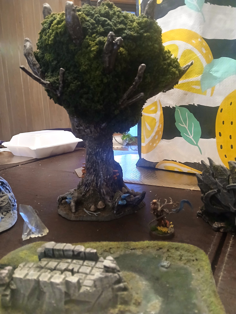 Large wargame elven tree terrain bundle