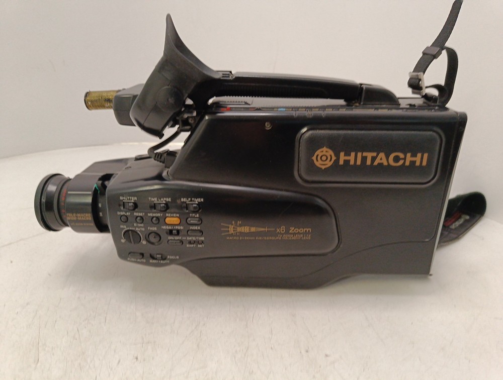 Hitachi VM-2380E VHS Camcorder Accessories & Hardcase (UNTESTED)