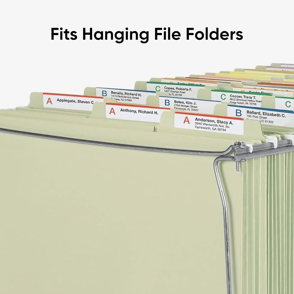 Steel Hanging File Folder Frames, 2 Count, Gray, Adjustable Depth 23" to 27", Le