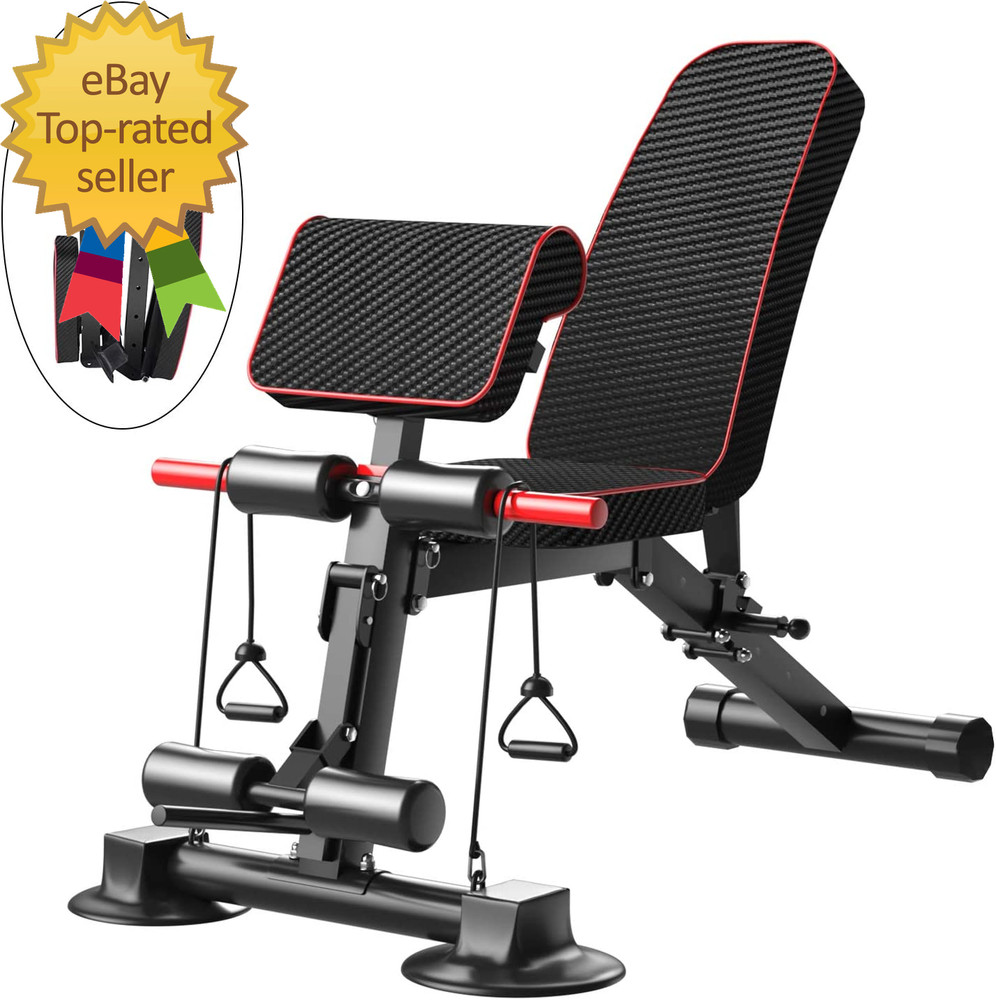 Adjustable Weight Bench Utility Workout Benches for Exercise Free Installation