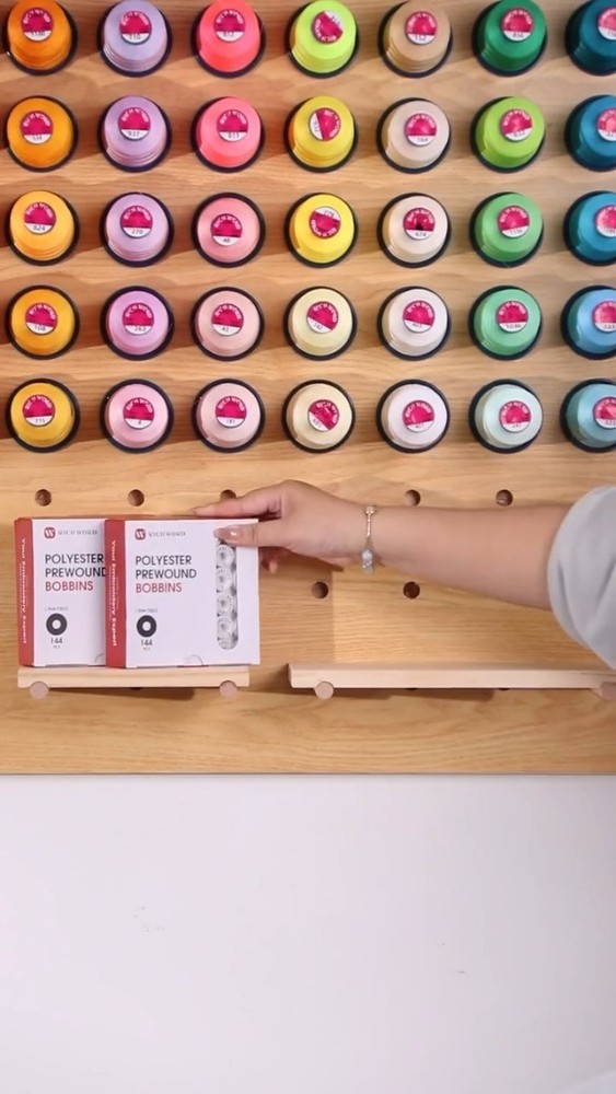 40WT Polyester Embroidery Thread Kit - 15 Colors, 4000M Cones, Studio Essentials