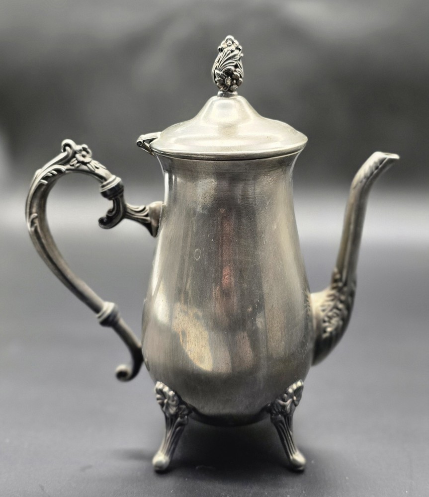 Vintage Silver Plated Tea Coffee Pot 10in
