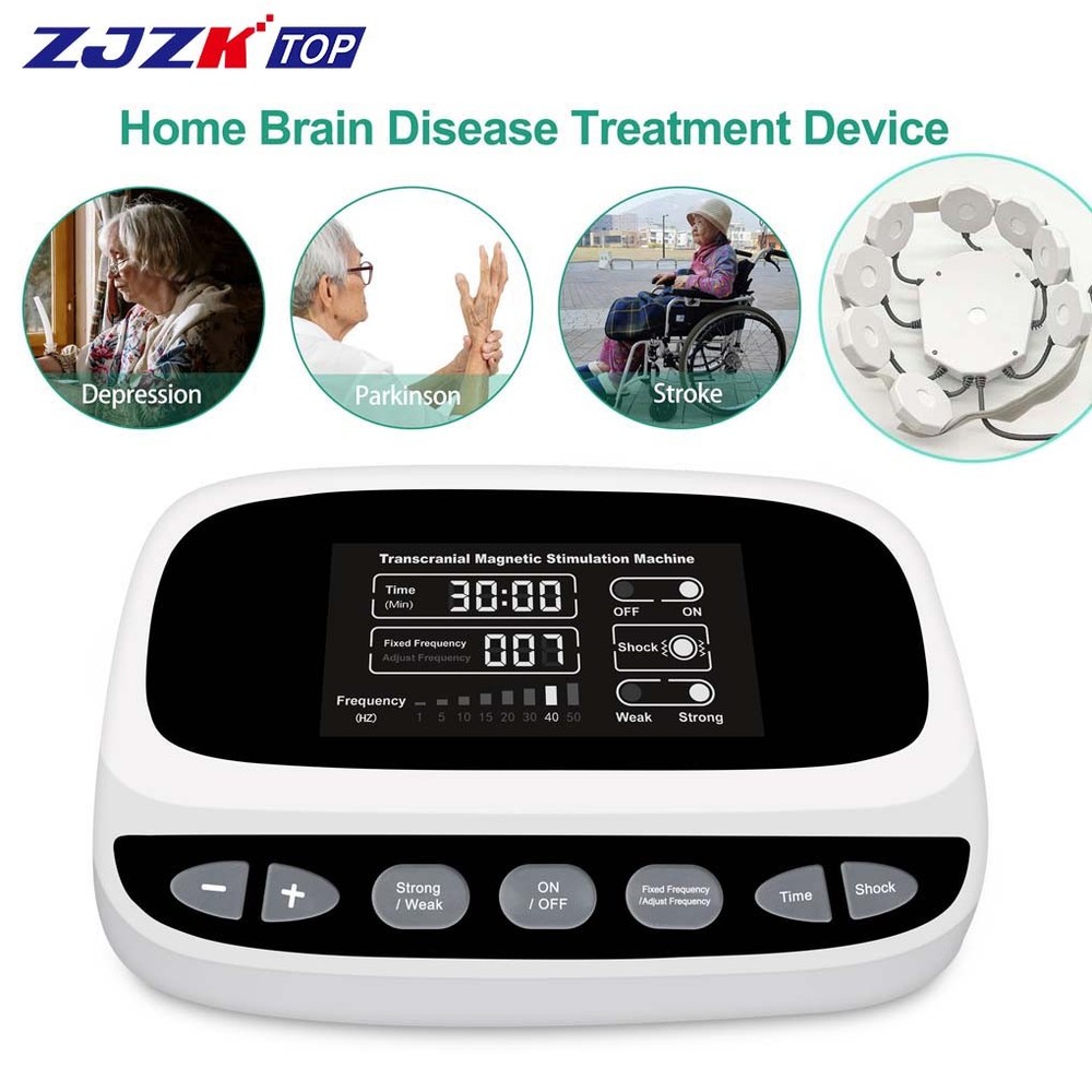 Non-Invasive rTMS Brain Therapy Machine for Depression Support Brain Activity