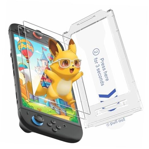 2 Pack Screen Protector Compatible with Nintendo Switch 2 2-Pack HD Clarity