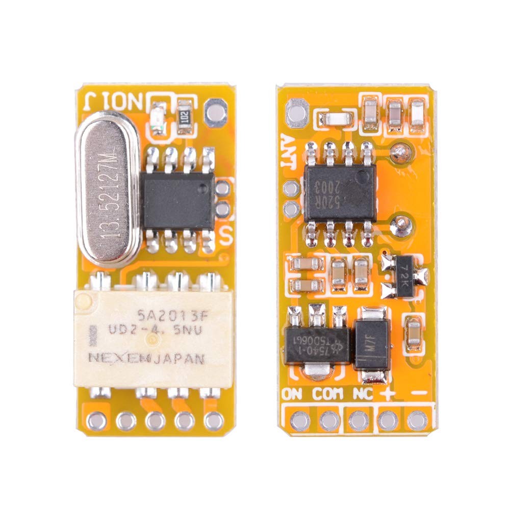 DC 3.7V - 12V 5V Mini Size Relay Remote Control Switch, 433Mhz Wireless RF...