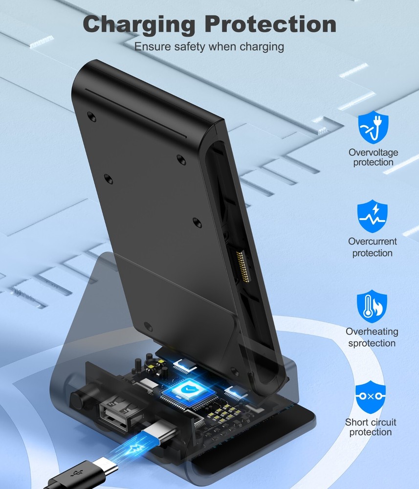 Switch 2 Charging Grip Stand Compatible with Switch Joycon 2 Controller Charger