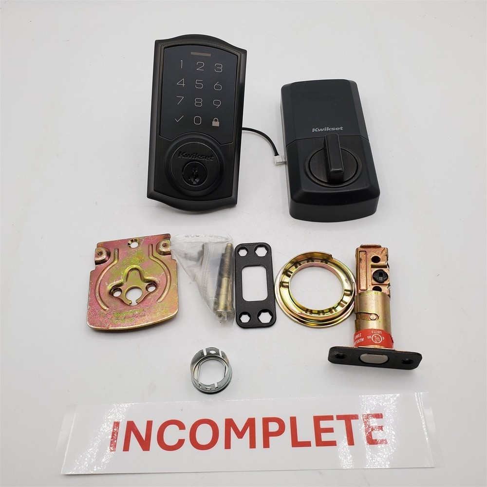 Kwikset SmartCode 270 Keyless Entry Lock w/Auto-Lock Venetian Bronze *NO KEYS*