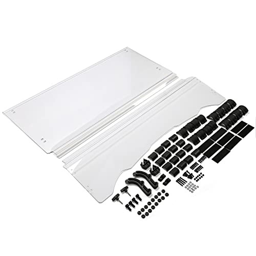 Clear Folding Windshield Compatible with Massimo Buck 200 (2018) & Massimo