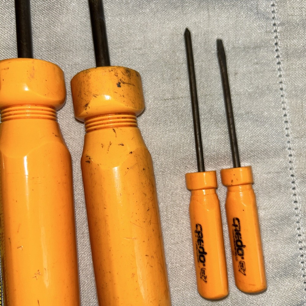 VINTAGE CREDO 6 Piece Screwdriver Set.
