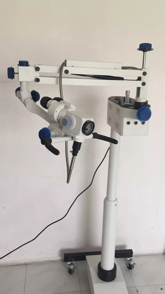 Surgical ENT Microscope with 3 step Magnifications - White Colour