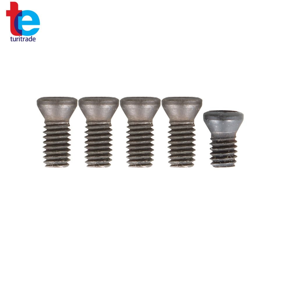 5Pcs 1/2" Carbide Indexable Turning Tool Lathe Tool Bit With Carbide Inserts