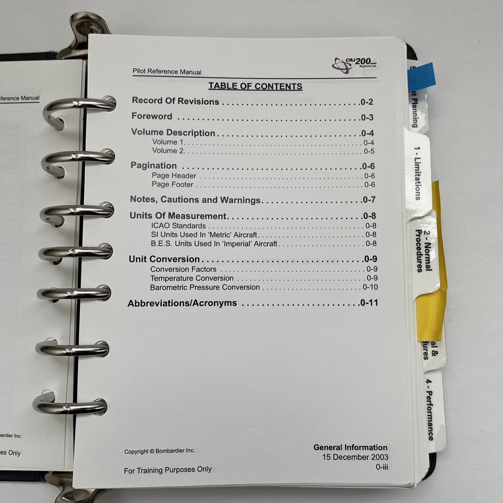 CRJ 200 Pilot Reference Manual Volume 2 Of 2