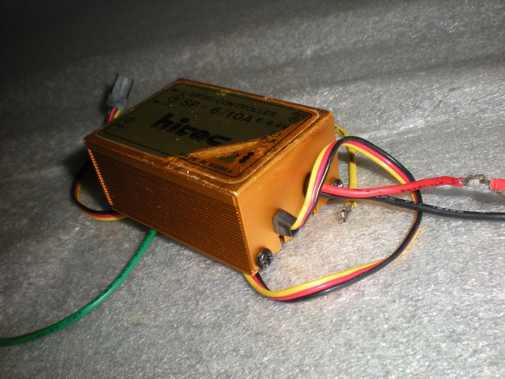 UNTESTED Hitec SP-6/10A 6-8.4V Motor Speed Control Controller