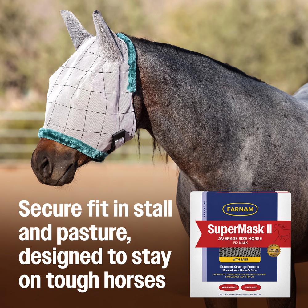 Horse Fly Mask with Ears