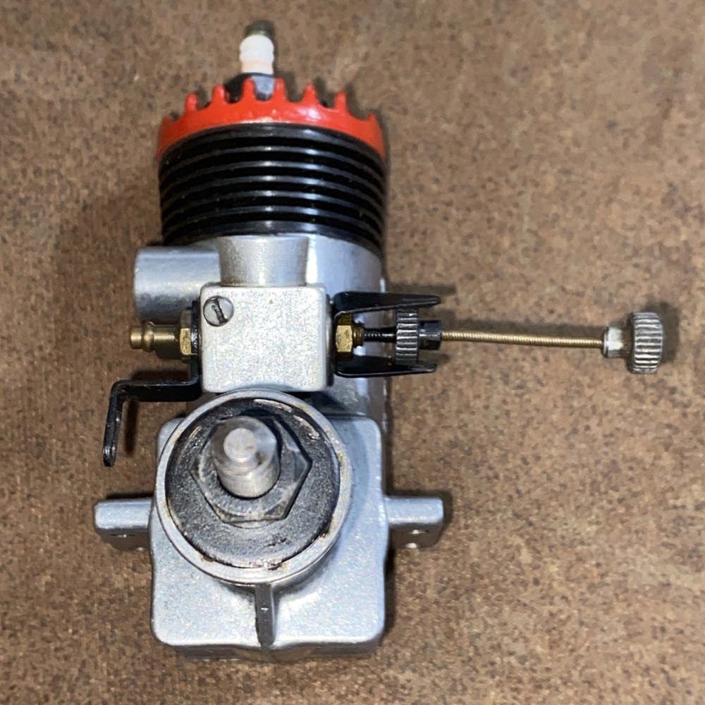 Vintage McCoy 35 Red Head RC Model Airplane Engine Motor Has Compression