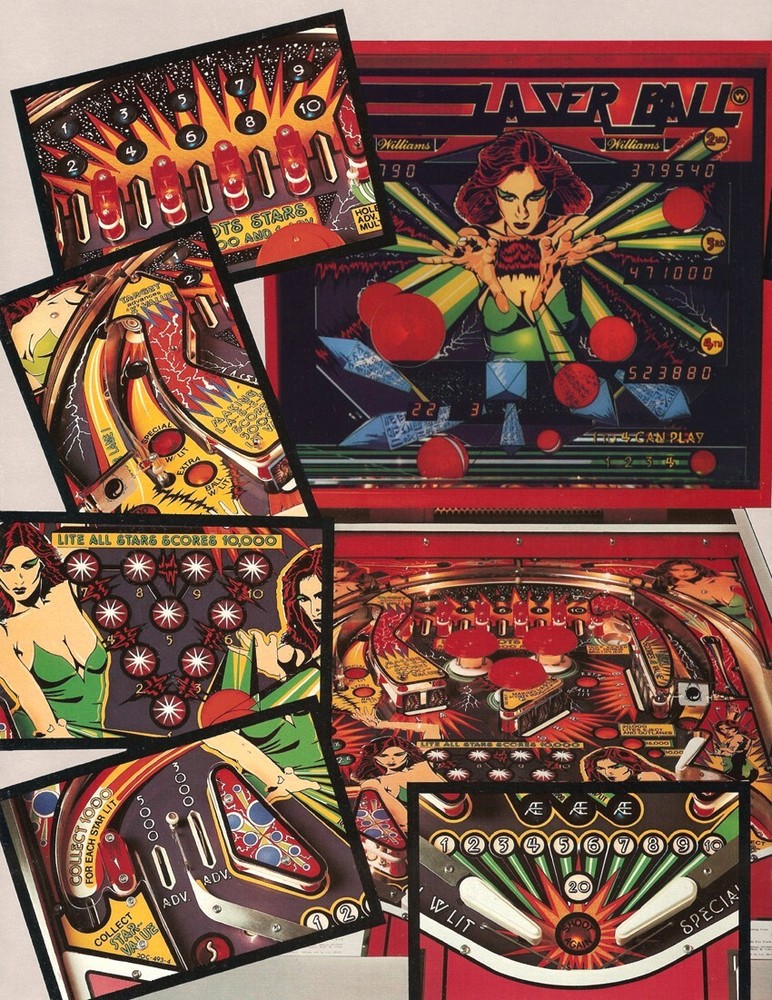 1979 Williams Laser Ball Pinball Machine Rubber Ring Kit