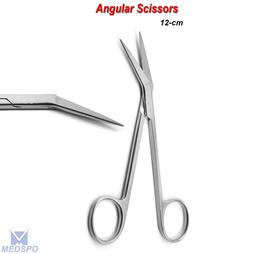 Iris Angular Dental Scissors Soft Tissue Dissection Surgical Suture Micro Shear
