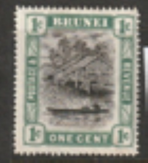 Brunei 1907 SG 23 1c mounted mint