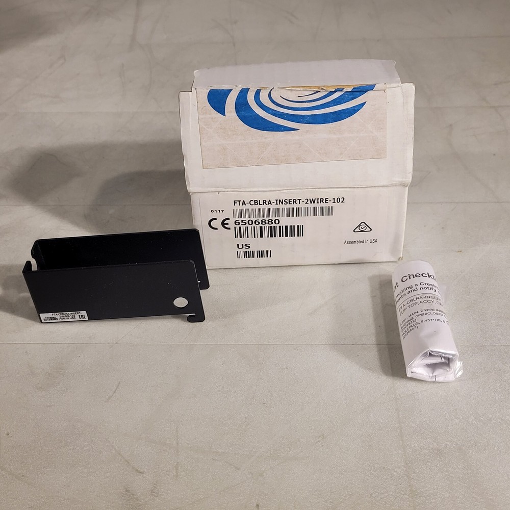 Crestron FTA-CBLRA-INSERT-2WIRE-102 Cable Retractor Spacer Insert