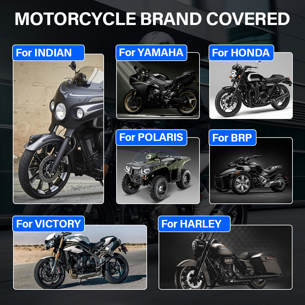 Motorcycle All System Diagnostic Tool Moto Scanner E-CU Coding for BRT Victory