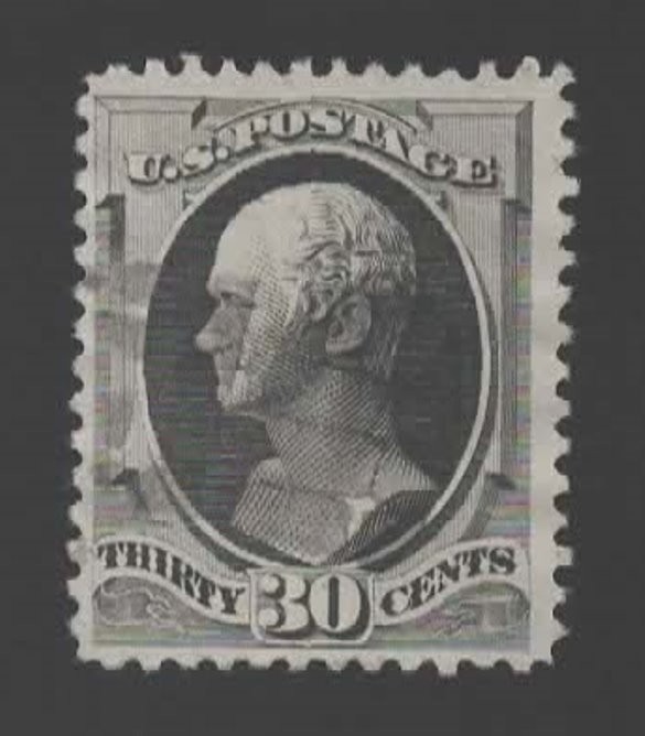 US #190 1879 Full Black Perf 12 Used VF