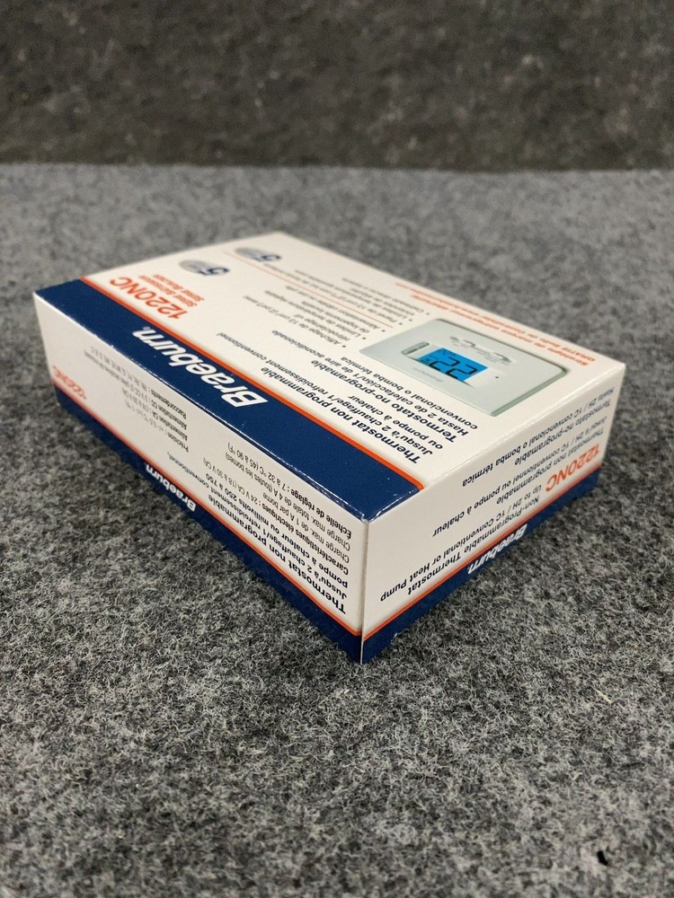 BRAEBURN 1220NC Thermostat, Non-Programmable, 2H/1C