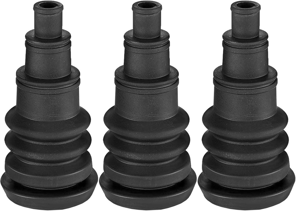 TonGass (3-Pack) Universal Firewall Boot, Safe and Convenient Black