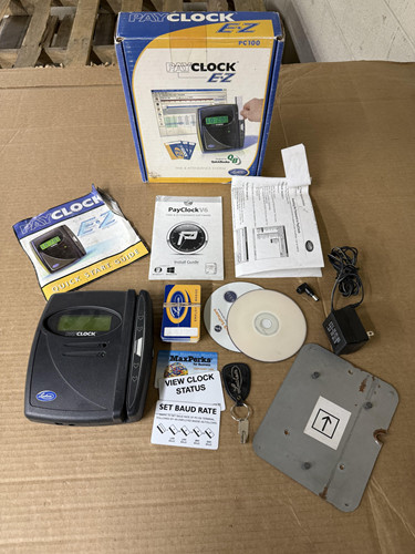 Lathem PayClock EZ PC100 Automated Time Clock And Attendance System Kit