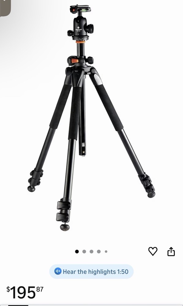 professional heavy duty camera tripod