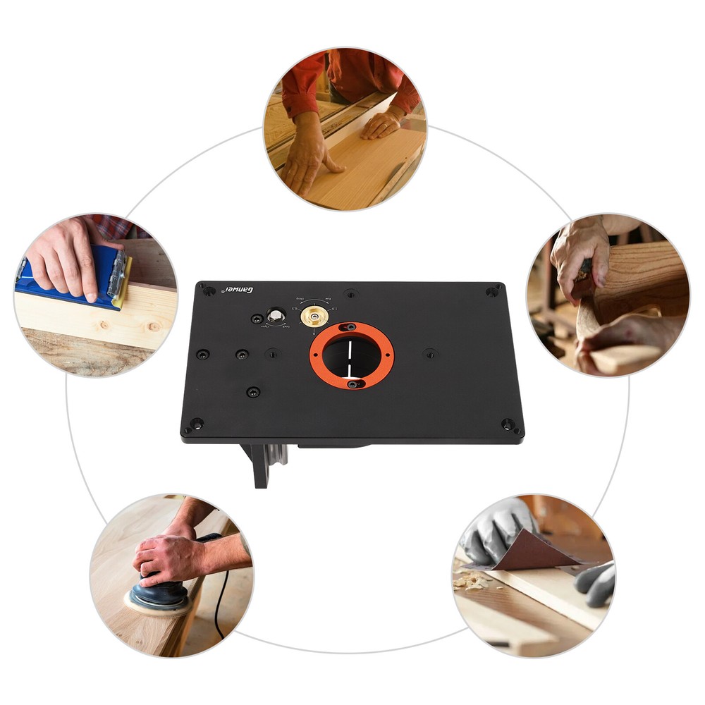 Router Table Lift System Set For Worktable Woodworking Inverted Electric Milling