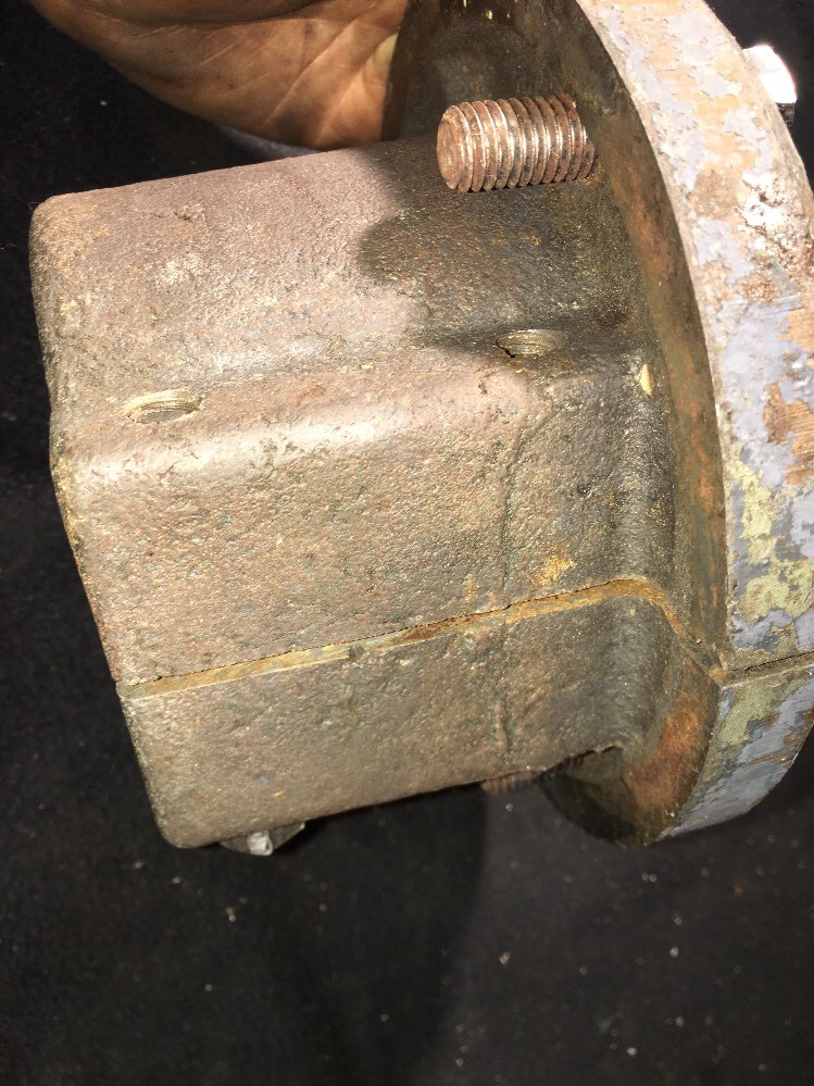 VTG Cincinnati Royal Drill Press Column Base Bracket Off A 3.5 Column