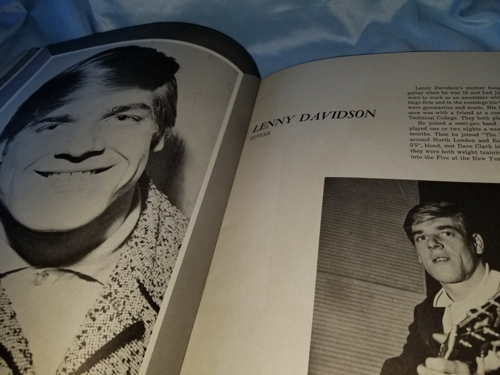The Dave Clark Five Original US Concert Book Program 1960's