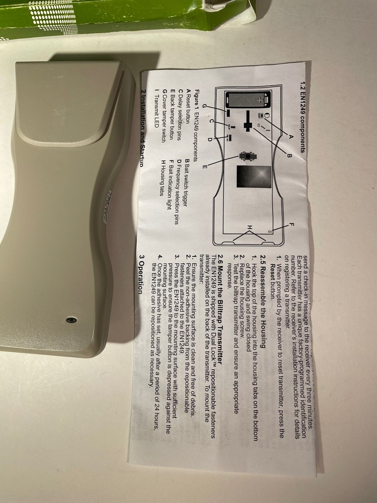 Inovonics EN1249 Billtrap Transmitter