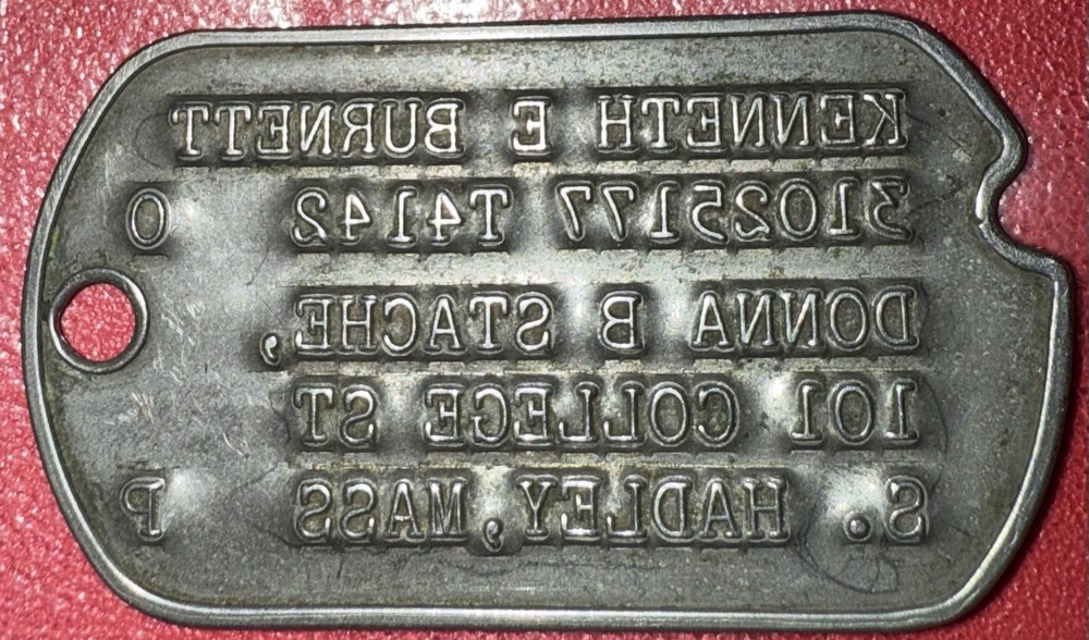 WW2 Dog Tag 114th Engineer Battalion, 32nd Infantry Division Serving Pacific (10