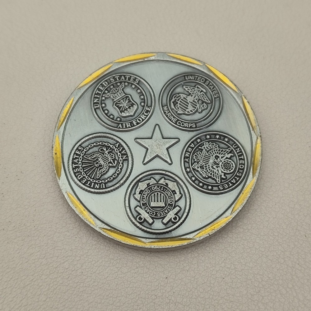 AL UDEID DOHA,QATAR Challenge Coin