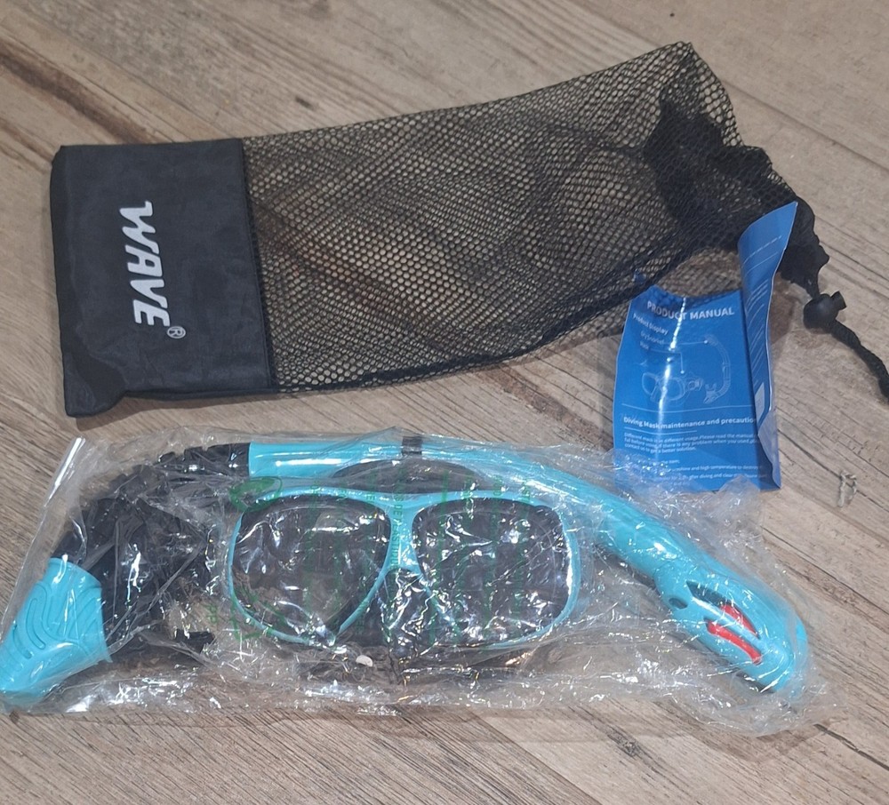 Wave Turquoise Dive Snorkel Set NWT