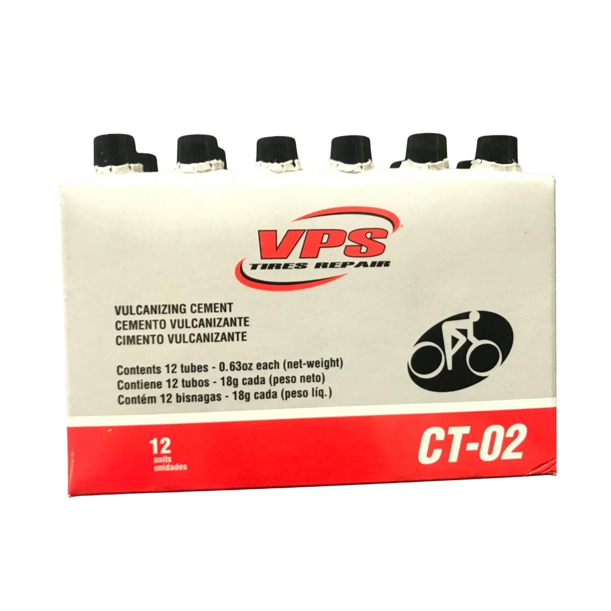 Cement Tube 0.63 oz – Pack of 12 Units – Tire Repair Glue / Rubber Patch Cement