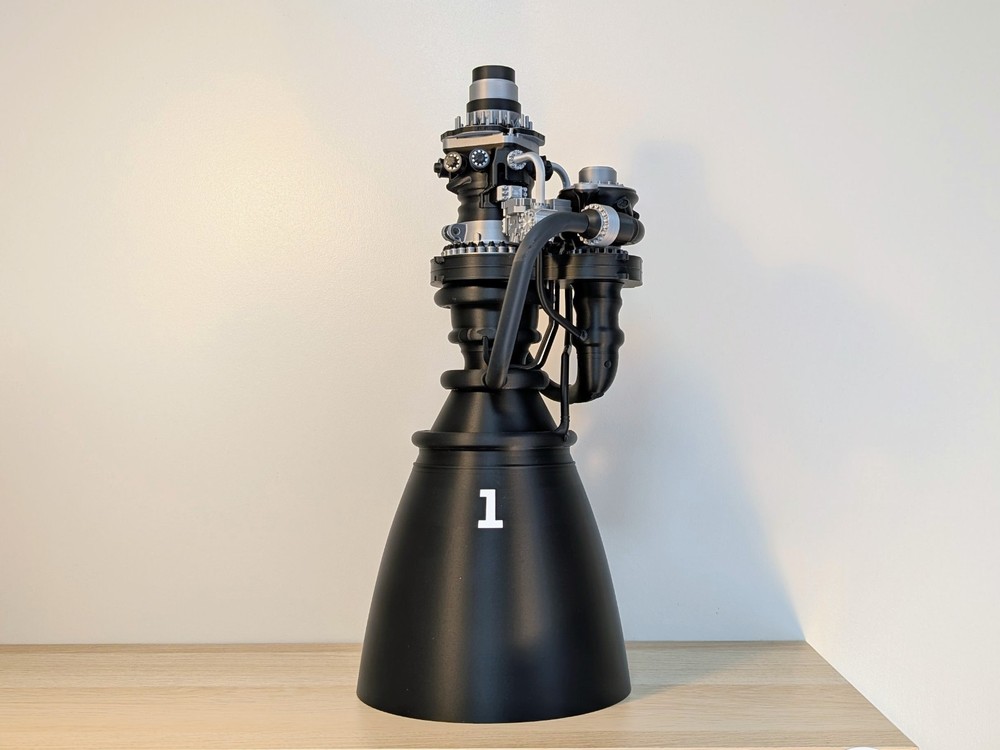 RAPTOR-Mk3 (Unshielded) 1:8 scale model by Morethan3d