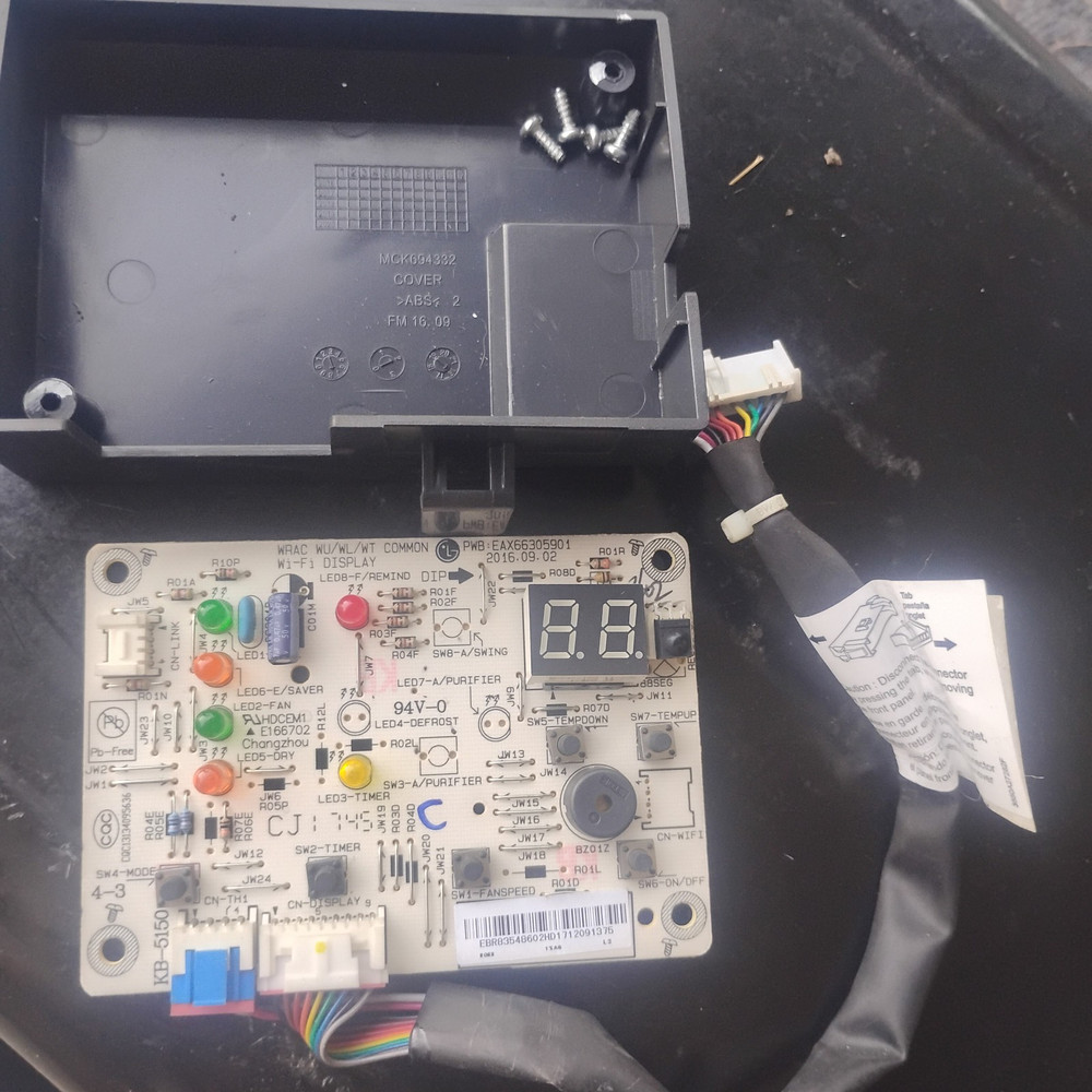 LG EAX66305901 Air Conditioning Control Board with cover