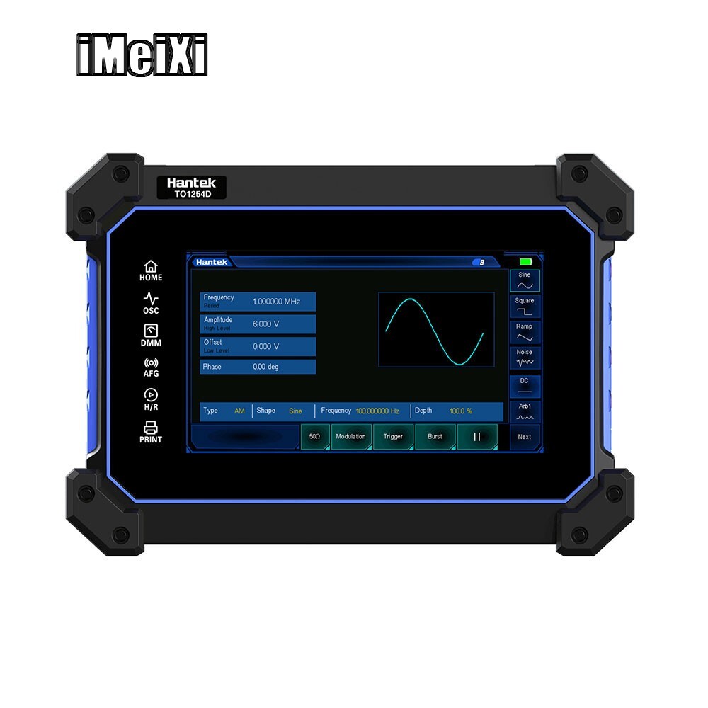 Hantek TO1154D Touch Screen 4CH Digital Oscilloscope +Signal Source +Multimeter