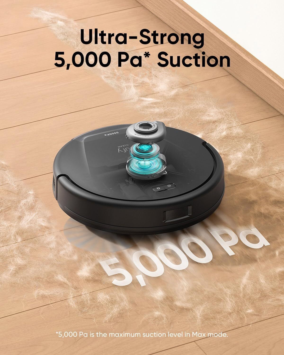 eufy L60 Robot Vacuum with Self Empty Station Hair Detangling Tech 5000 Pa|Renew
