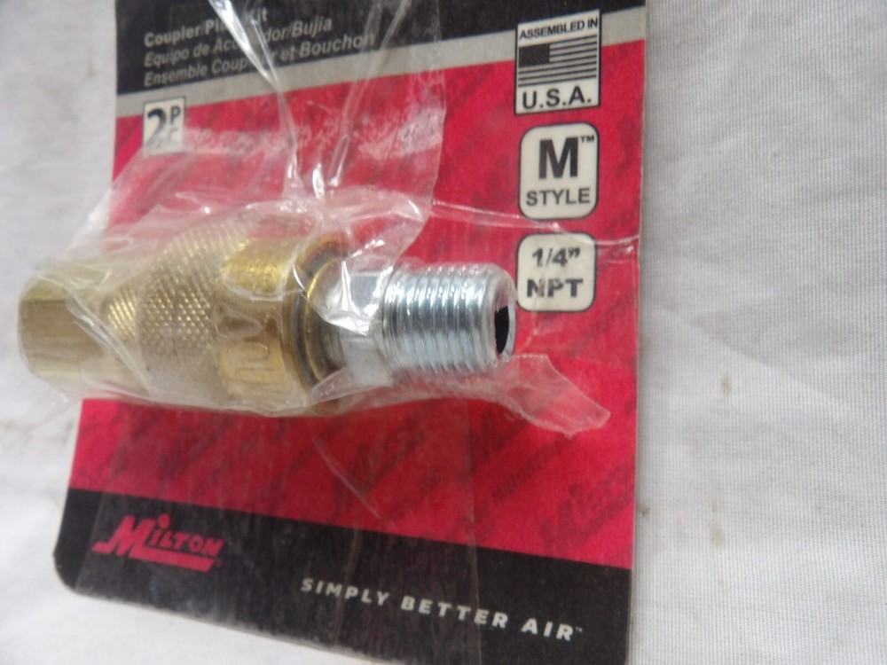 Milton s-711 Coupler Plug Kit 1/4" NPT