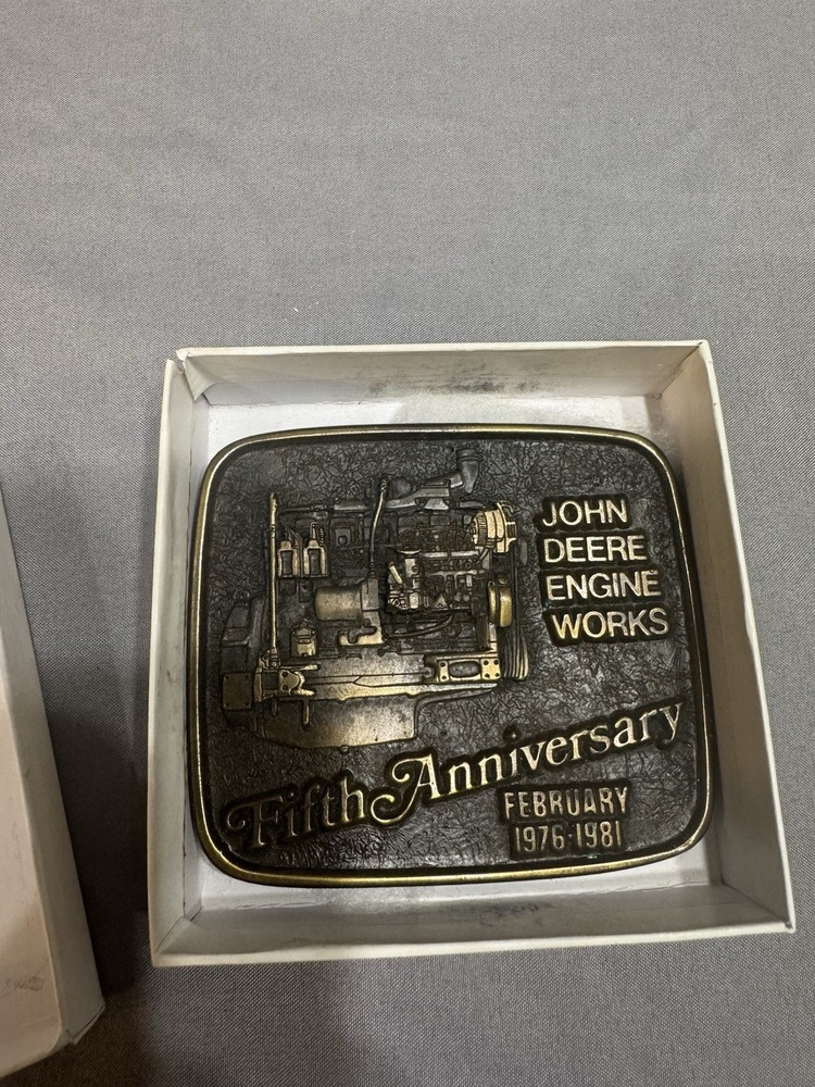 John Deere 1981 Engine Works 5th Anniversary Medallion