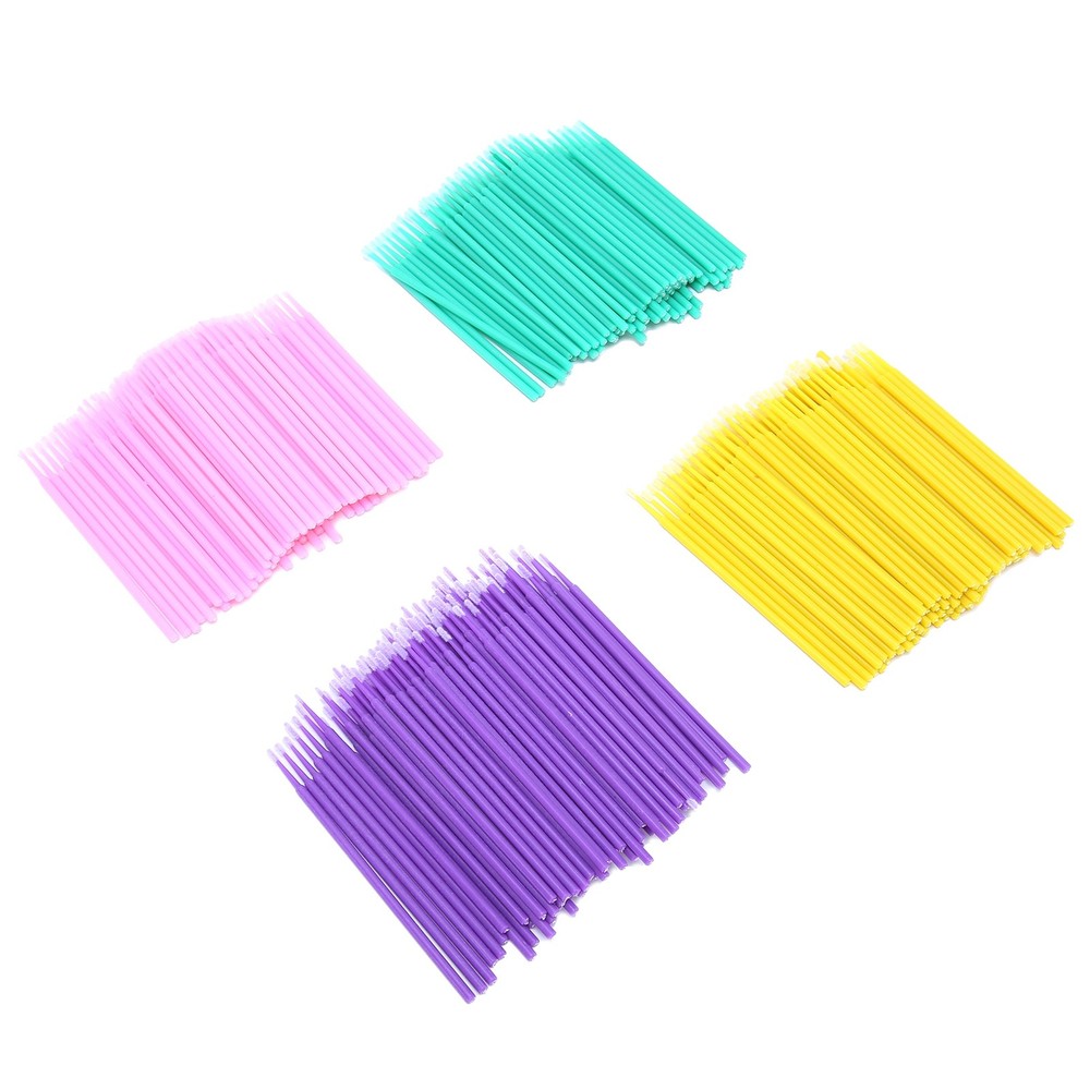 Hot Bendable Micro Applicator Brushes Micro Wands Supplies For Makeup