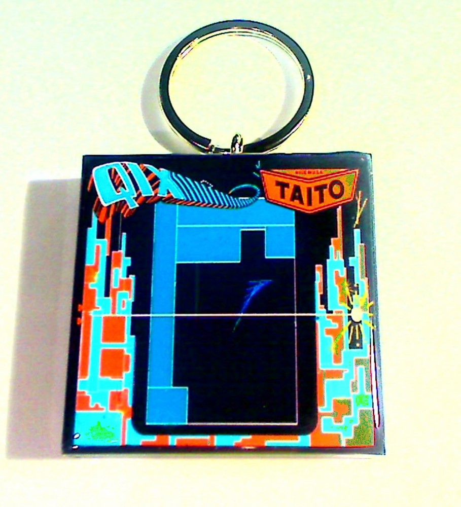 QIX  Arcade Coin Door accessory Keychain