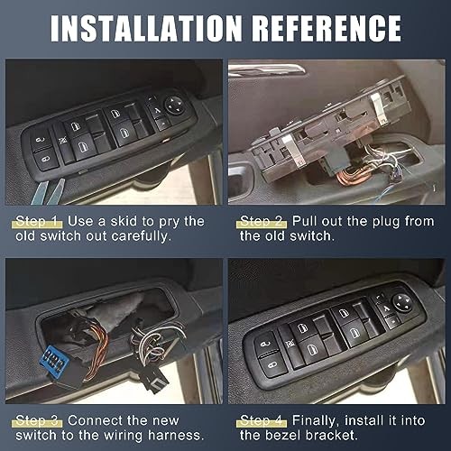 Master Driver Side Power Window Switch 9065451213 Replacement for Dodge