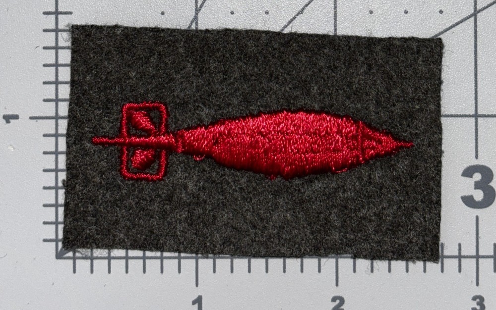 USMC Shipboard Marine Torpedoman Cuff Patch Inv# K2328