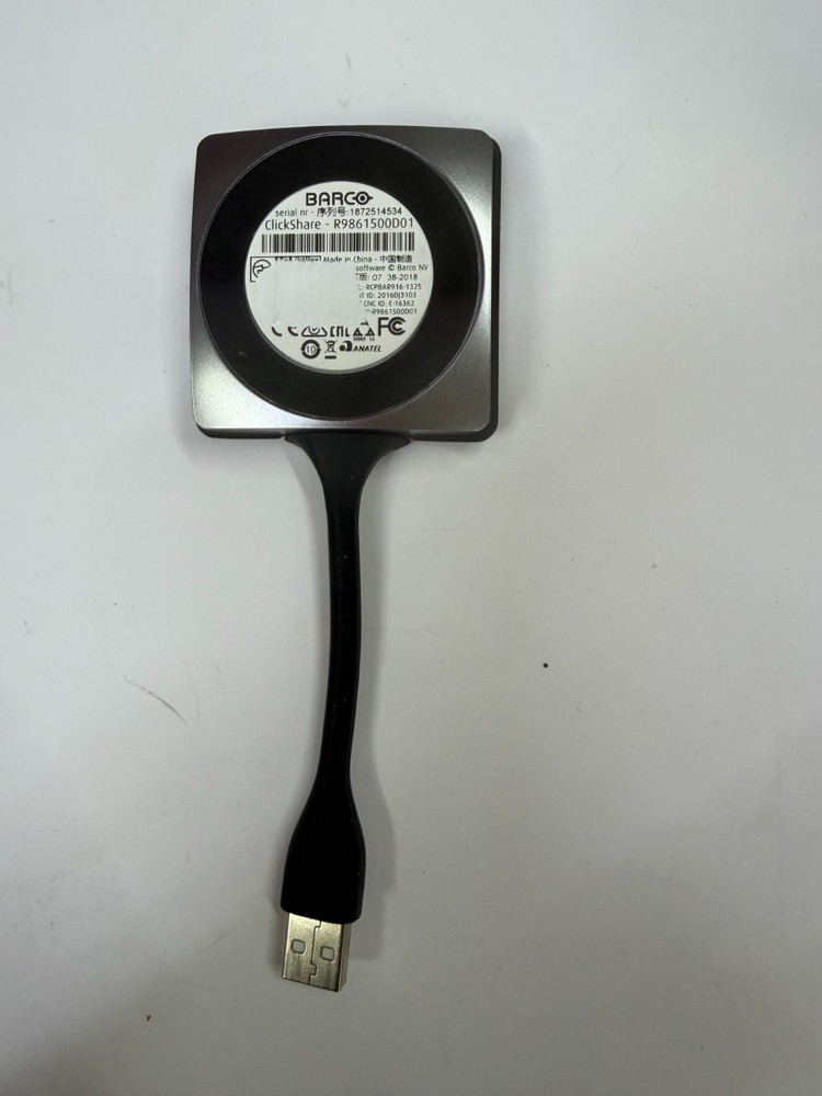 Barco ClickShare Button Switch R9861500D01 USB For Wireless Presentation Genuine