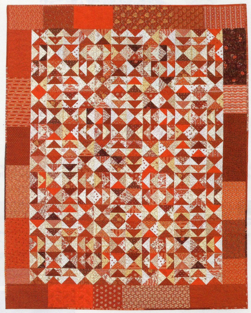 Red Hots Quilt Pattern Pieced MD