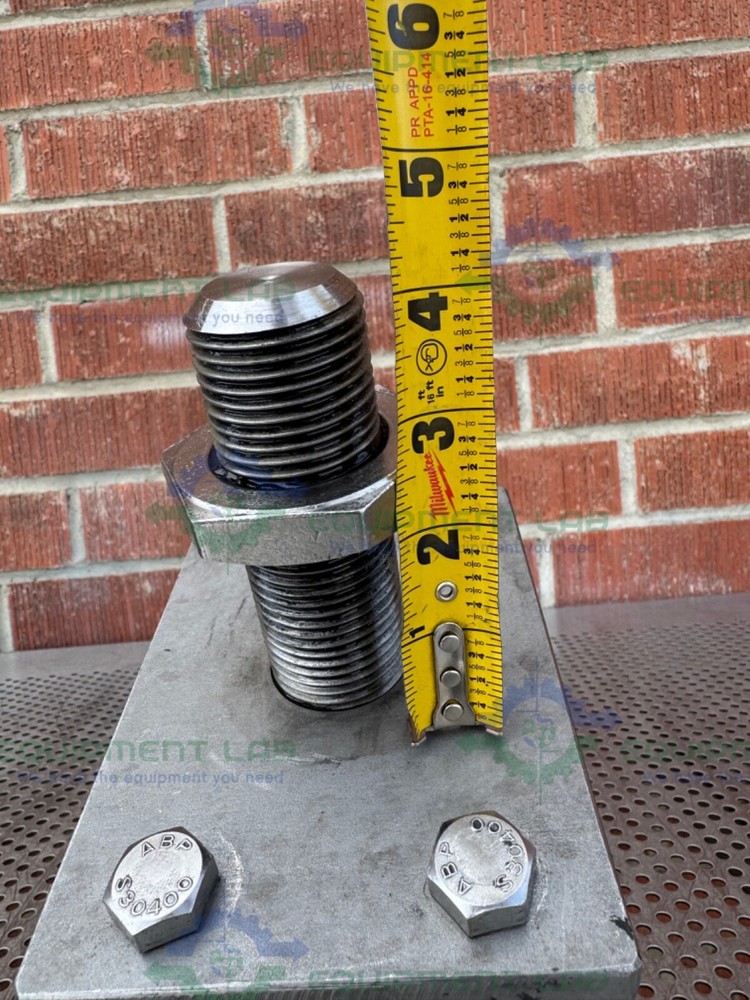 Albion Dual Tech 5" Industrial Caster w/ Threaded Fitting, 6" x 4.5" Platform